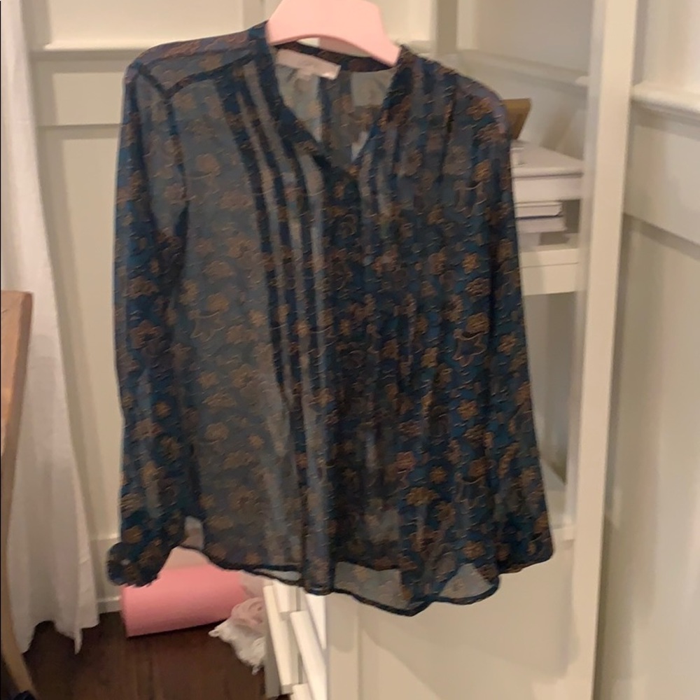 Green blouse from Loft